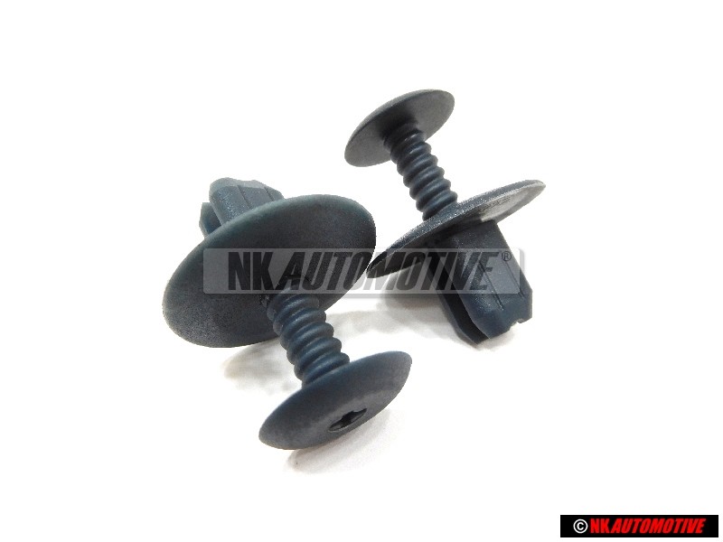 2x Genuine VW Clip Petrol (Green) - 1H0867199A 92F