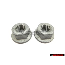 2x Genuine VW Hexagon Collar Nut - N 0150816