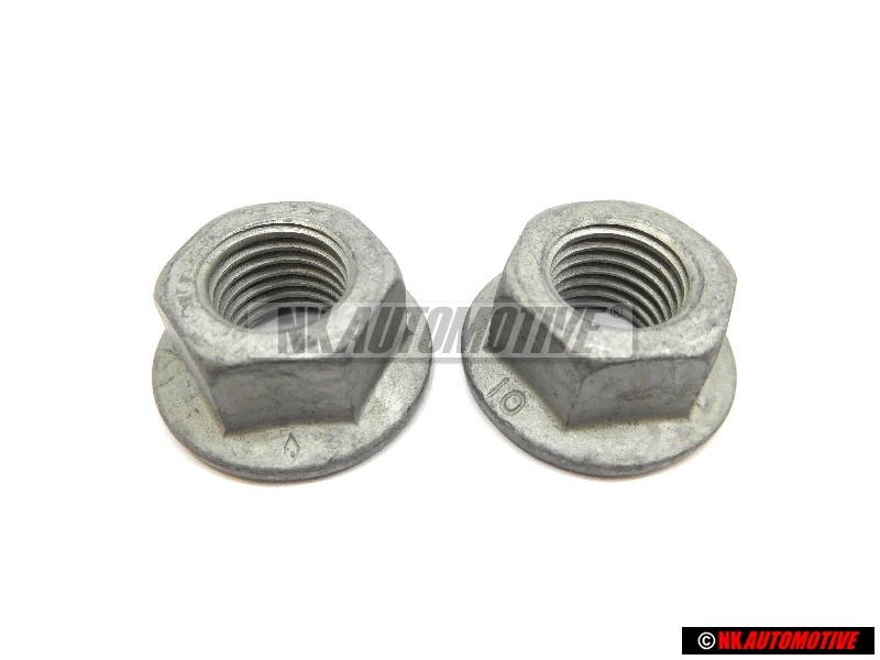 2x Genuine VW Hexagon Collar Nut - N 0150816