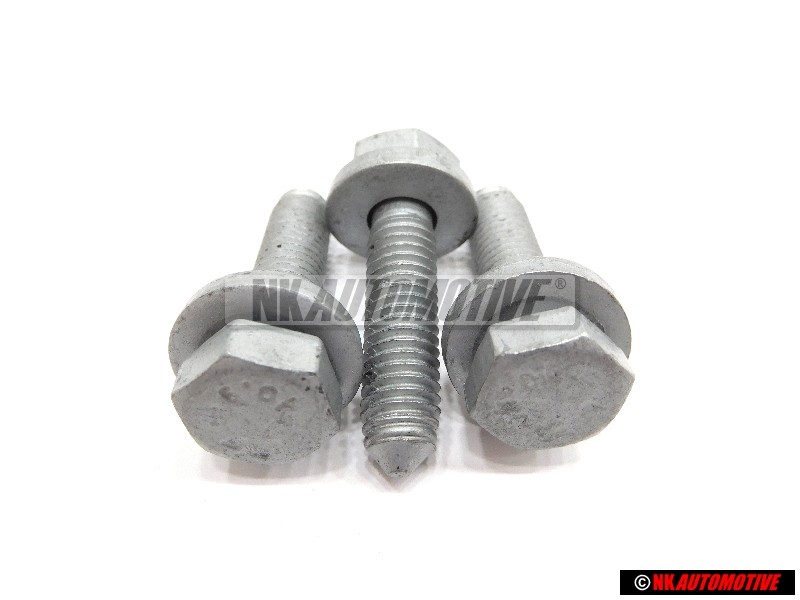 3x Genuine VW Hexagon Head Bolt (Combi) - N 91246401