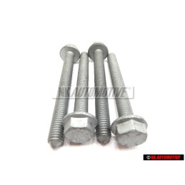 4x Genuine VW Hex Collared Bolt - N 91073401