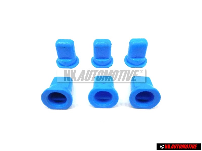 6x Genuine VW Badge Emblem Clip Grommet Fixing Lug - 191853615A
