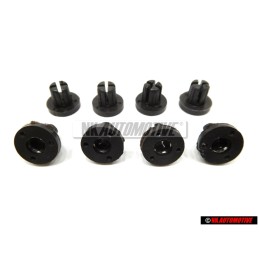 8x Genuine VW Expanding Nut Retaining Grommet - 865853231A