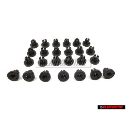 25x Genuine VW Expanding Nut Retaining Grommet - 865853231A