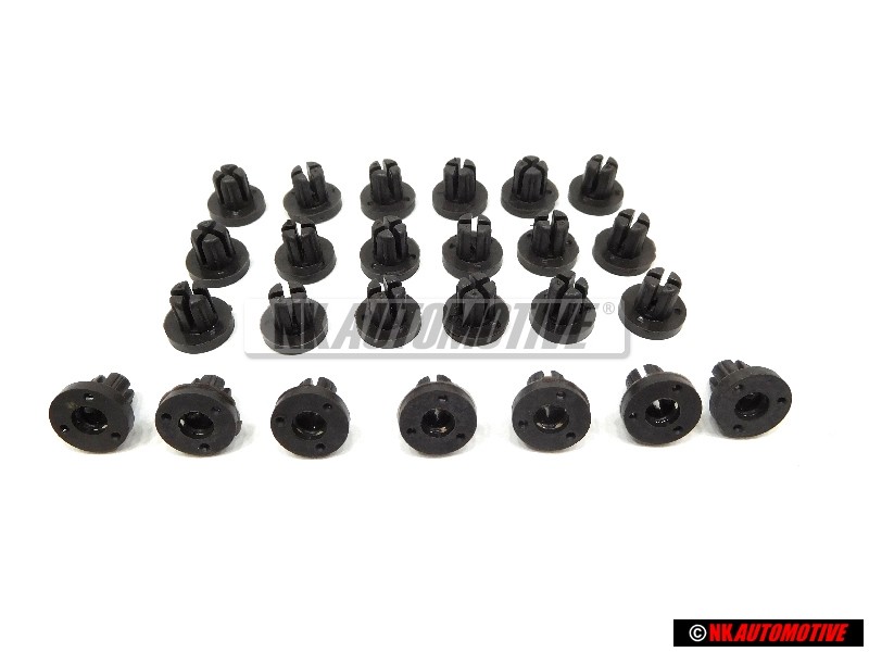 25x Genuine VW Expanding Nut Retaining Grommet - 865853231A