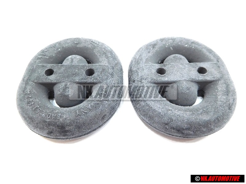 2x Genuine VW Exhaust Rubber Retainer Mount Hanger - 8A0253147A