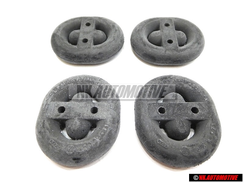 4x Genuine VW Exhaust Rubber Retainer Mount Hanger - 8A0253147A