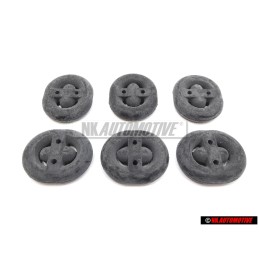 6x Genuine VW Exhaust Rubber Retainer Mount Hanger - 8A0253147A
