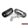 2x OEM HELLA Rear License Number Plate Light Assembly - 2KA 002 445-111