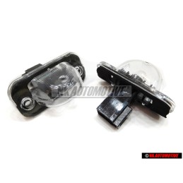 2x DEPO Rear Lamp License Number Plate Light - 441-2105N-AE