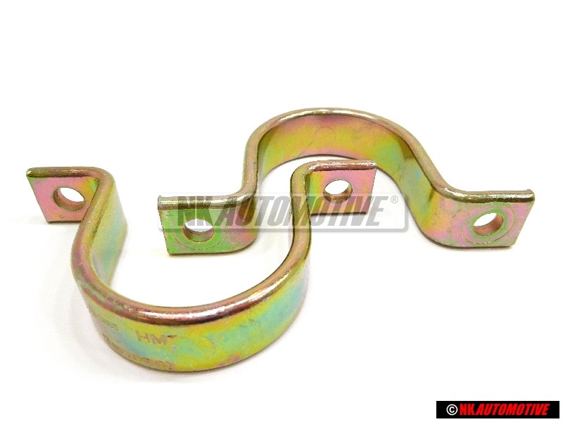2x Genuine VW Steering Rack Bushing Bracket Clamp - 171419875