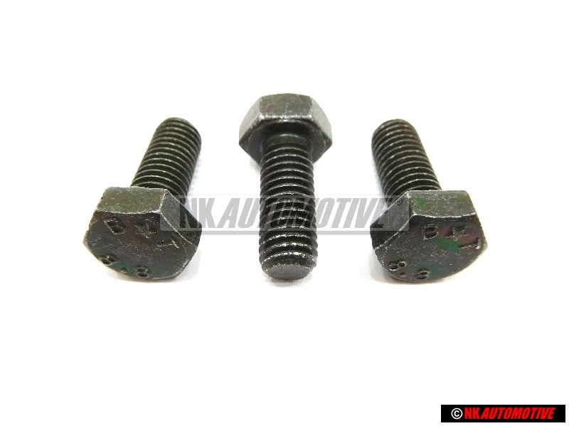 3x Genuine VW Hexagon Bolt - N 01024016