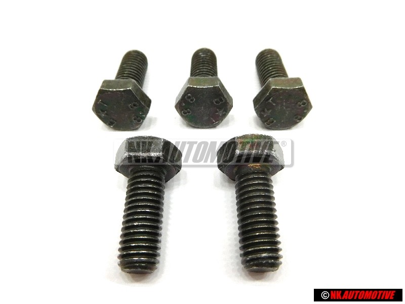 5x Genuine VW Hexagon Bolt - N 01024016