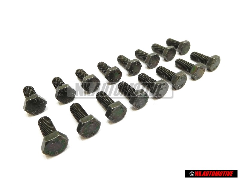 16x Genuine VW Hexagon Bolt - N 01024016