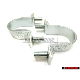 2x Genuine VW Front Suspension Anti Roll Sway Bar Clamp Bracket - 171411333A