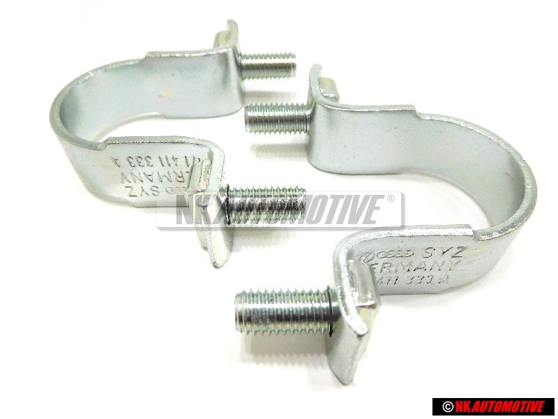 2x Genuine VW Front Suspension Anti Roll Sway Bar Clamp Bracket - 171411333A