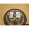 2x Genuine VW 2 Point Brake Pipe Line Retaining Clip Holder Bracket - 811611797