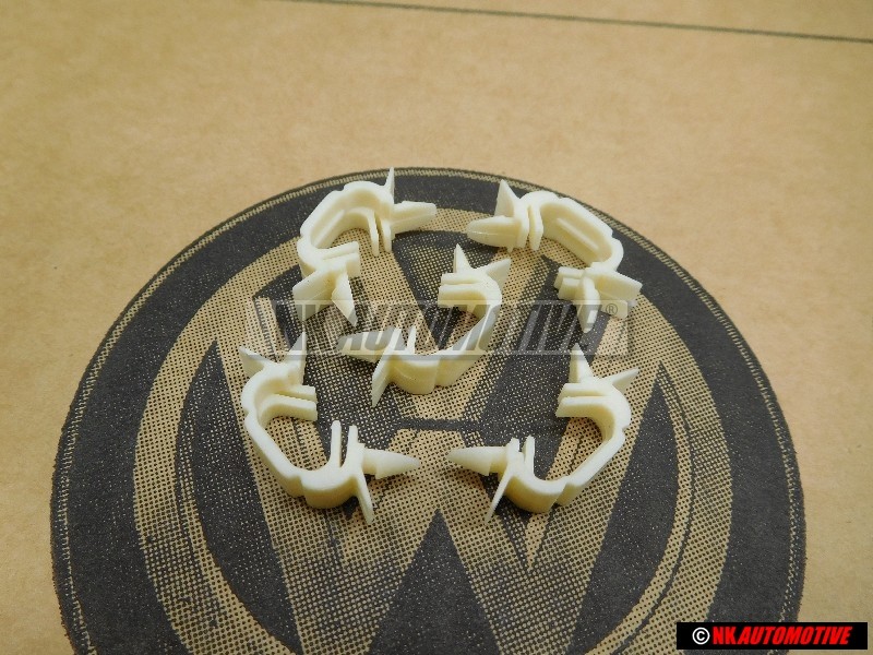 5x Genuine VW Clip For Pull Rod Door - 321837199