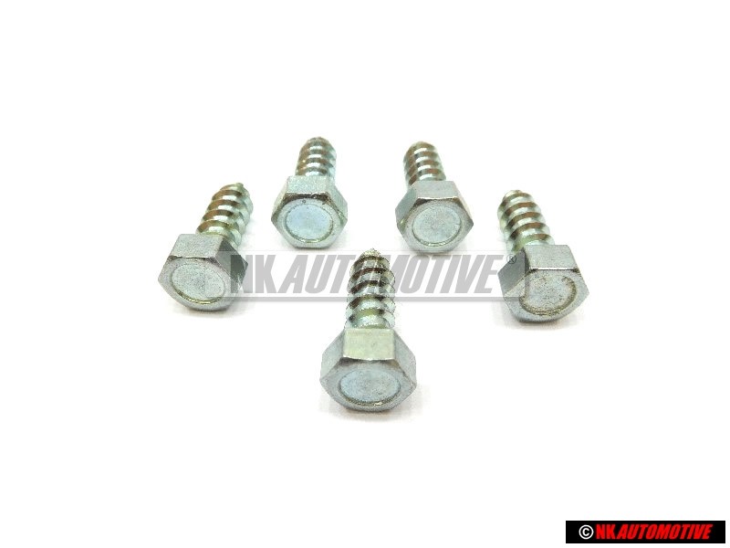 5x Genuine VW Hexagon Head Panel Screw 6.5x19 - N 0159461
