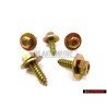 5x Genuine VW Hexagon Head Self Tap Bolt 6.5x21.5 - 311821143