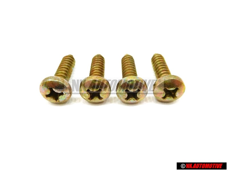 4x Genuine VW Oval Head Panel Screw 6.3x25 - N 0139351
