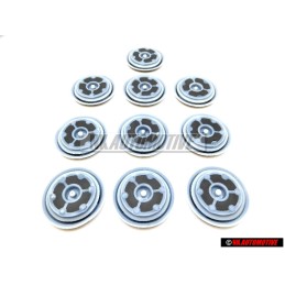 10x Genuine VW Floor Pan Underbody Rubber Plug Grommet Bung 40mm - 1K0899185