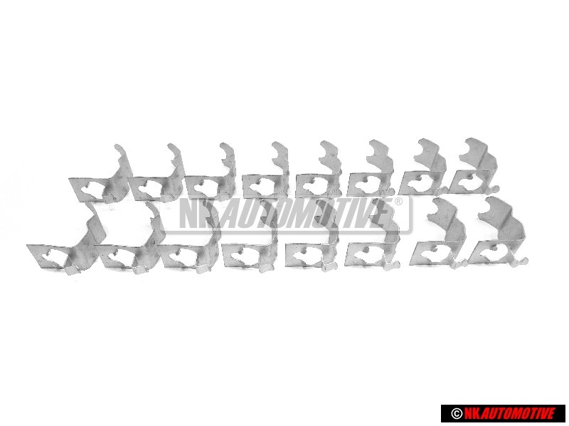 16x Genuine VW Wheel Centre Hub Cap Retaining Clip Spring - 321601175C