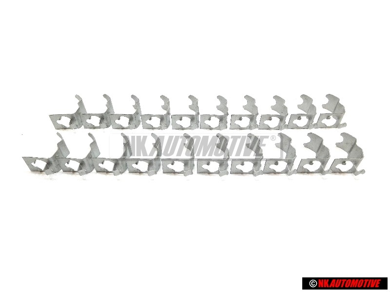 20x Genuine VW Wheel Centre Hub Cap Retaining Clip Spring - 321601175C