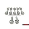 12x Genuine VW Hexagon Head Bolt M10x32 - N 90758902