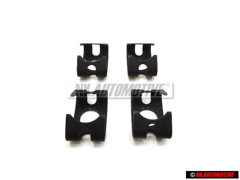 4x Genuine VW Brake Hose Retaining Clip Spring - 4D0611715B