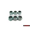 6x Genuine VW Hexagon Nut, Self-Locking - N 01118312