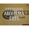 22x Genuine VW Rain Gutter Roof Moulding Trim Clip - 1H0853733B