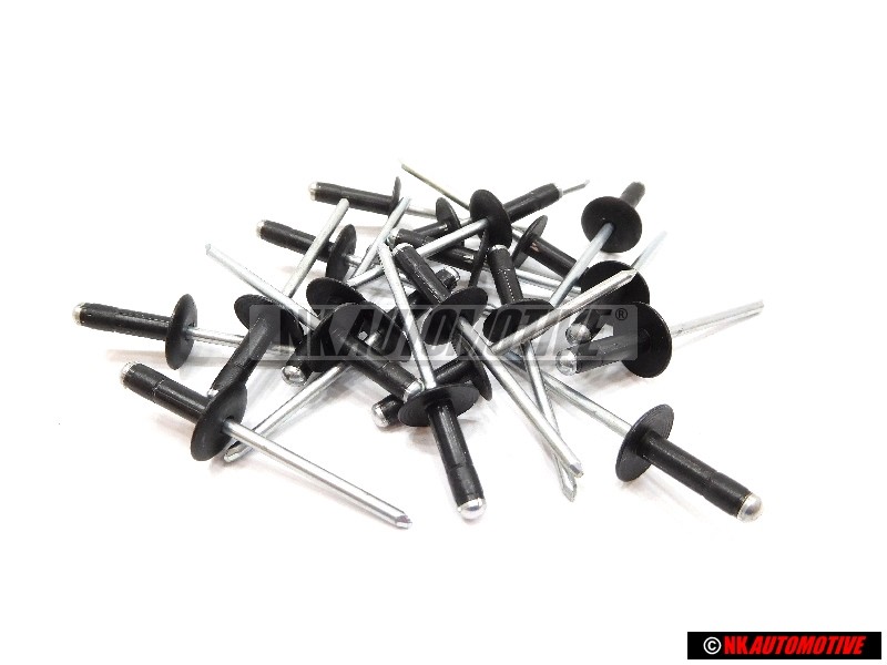 20x Genuine VW Front Rear Wheel Arch Flare Trim Pop Rivet 14mm - N 90634901