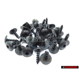 36x Genuine VW Hexagon Socket Head Panel Bolt 5x16 - N 90974701