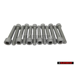 12x Genuine VW Inner Multi Point Socket Head Bolt M8x48 - N 91108201