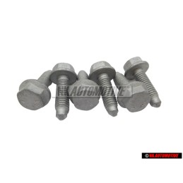 6x Genuine VW Hex Collared Bolt - N 10127707