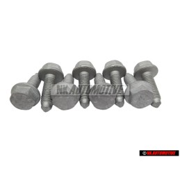 8x Genuine VW Hex Collared Bolt - N 10127707
