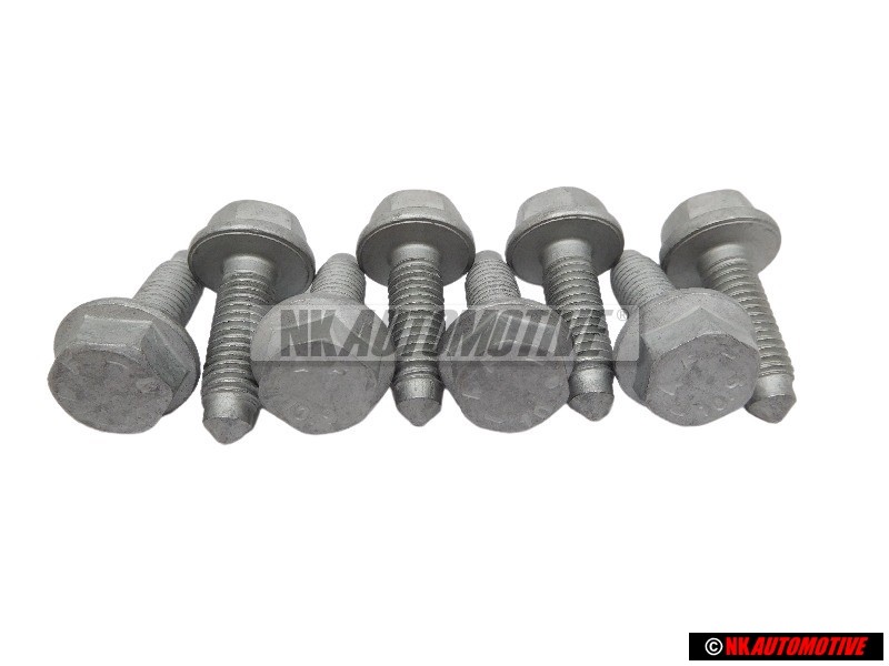 8x Genuine VW Hex Collared Bolt - N 10127707