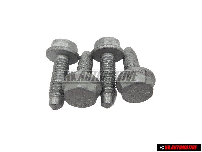 4x Genuine VW Hex Collared Bolt - N 10127707