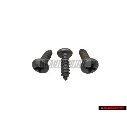 3x Genuine VW Oval Head Panel Screw - N 01396111