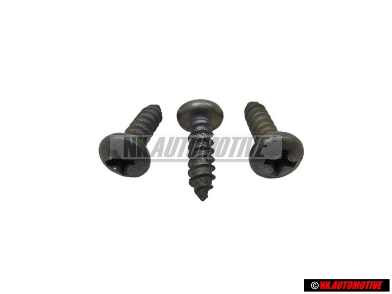 3x Genuine VW Oval Head Panel Screw - N 01396111
