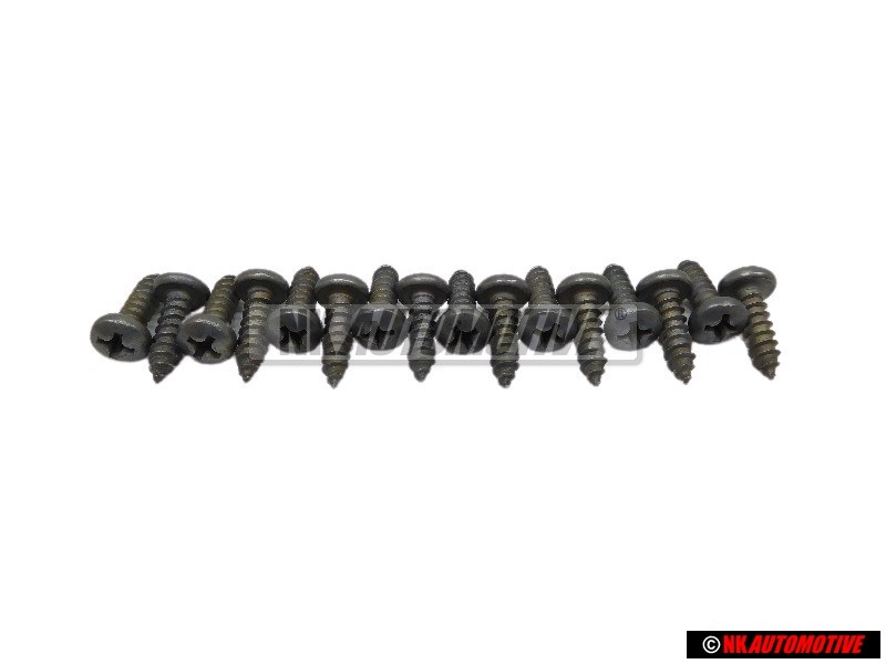 16x Genuine VW Oval Head Panel Screw - N 01396111