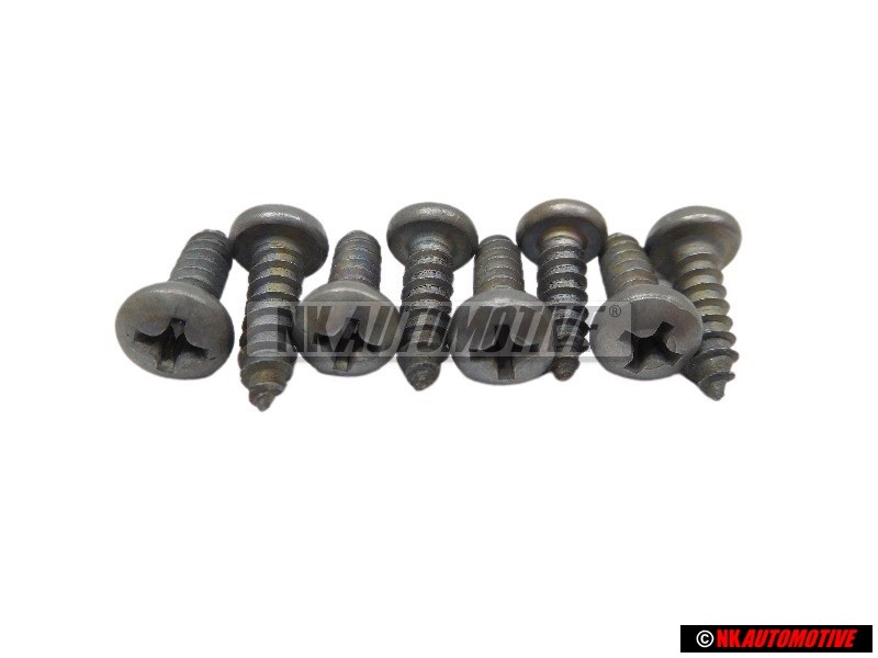 8x Genuine VW Oval Head Panel Screw - N 01396111
