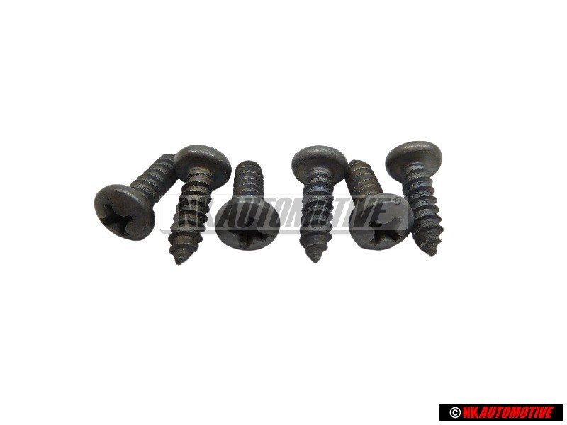 6x Genuine VW Oval Head Panel Screw - N 01396111