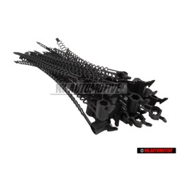 25x Genuine VW Cable Tie With Holder 10x187 - N 90643701