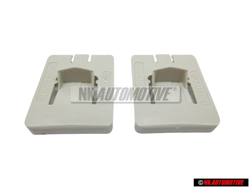 2x Genuine VW Front Seat Rail Runner Outer Guide Piece Clip - 171881213B 2VK