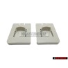 2x Genuine VW Front Seat Rail Runner Outer Guide Piece Clip - 171881213B 2VK
