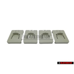 4x Genuine VW Front Seat Rail Runner Outer Guide Piece Clip - 171881213B 2VK