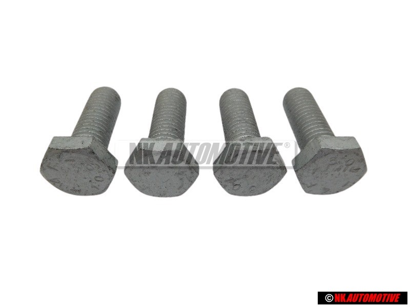 4x Genuine VW Rear Axle Stub Shaft Hexagon Bolt M10x32 - N 90877301