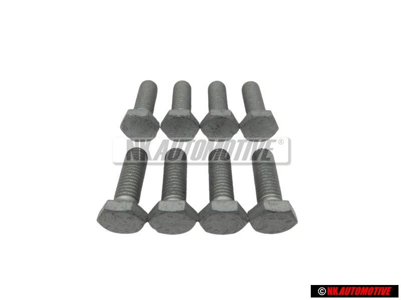 8x Genuine VW Rear Axle Stub Shaft Hexagon Bolt M10x32 - N 90877301